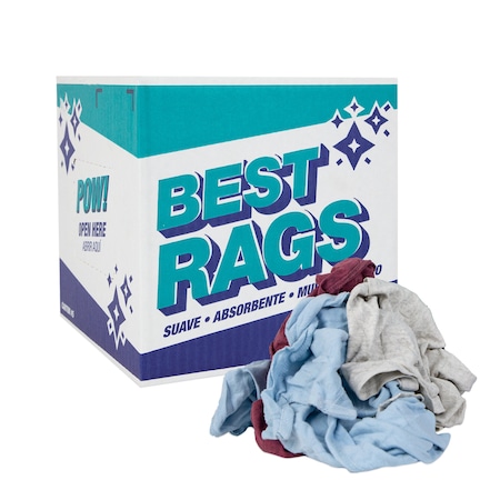 Monarch R-C45 T-Shirt Reclaimed Rags Colored - 5lb Box R-C45-5
